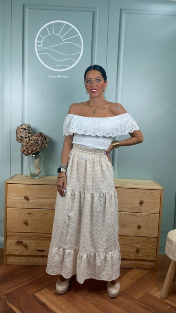 Falda Rociera Vichy - Imagen 2