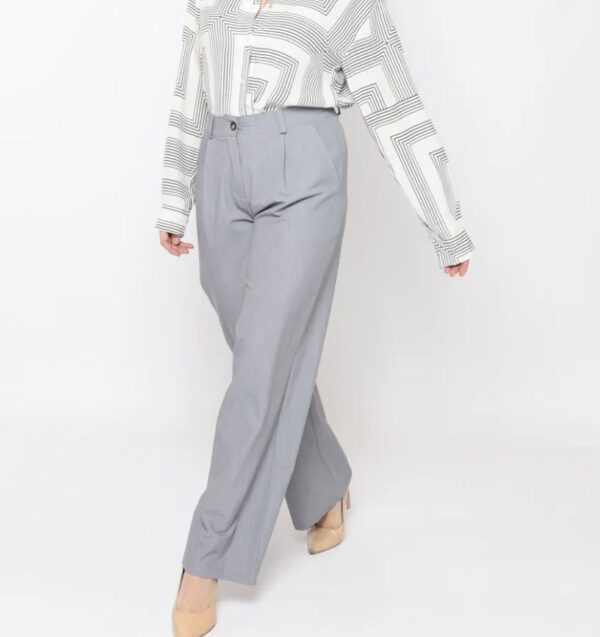 Pantalón Traje Old Money Gris - Imagen 3